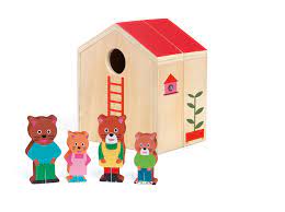 *Minihouse Wooden Dollhouse Set-Developmental-Tools 4 Teaching-Classroom Decor and More