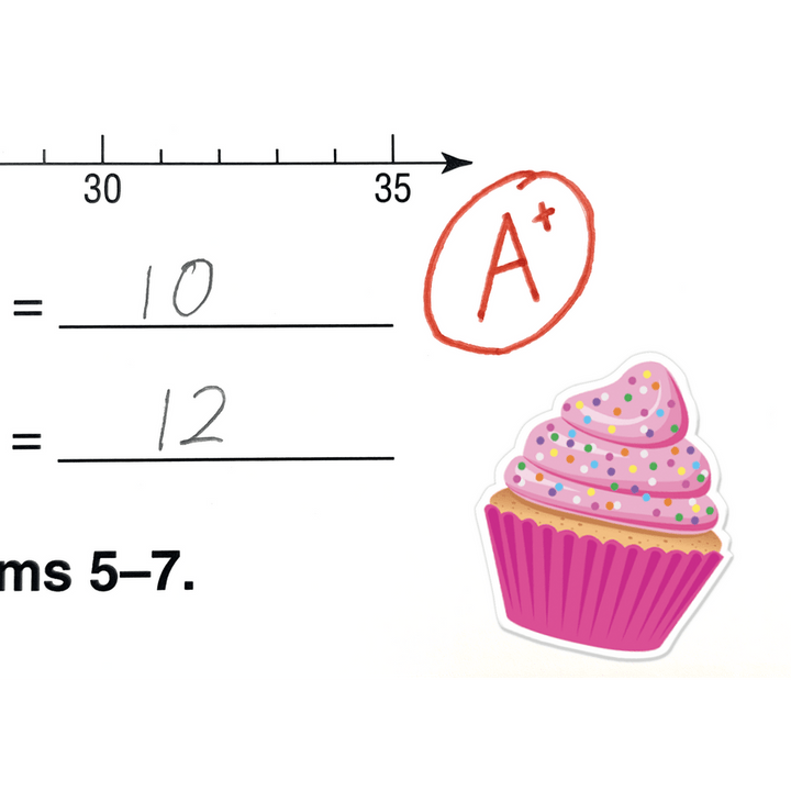 Cupcake Stickers-Stickers-Tools 4 Teaching-Classroom Decor and More