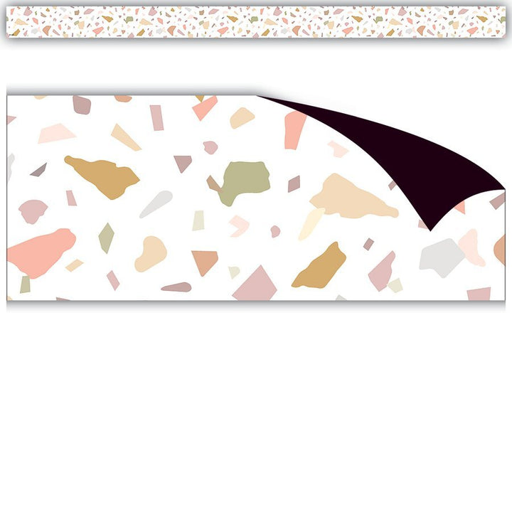 Terrazzo Tones Straight Magnetic Border-Magnetic-Tools 4 Teaching-Classroom Decor and More