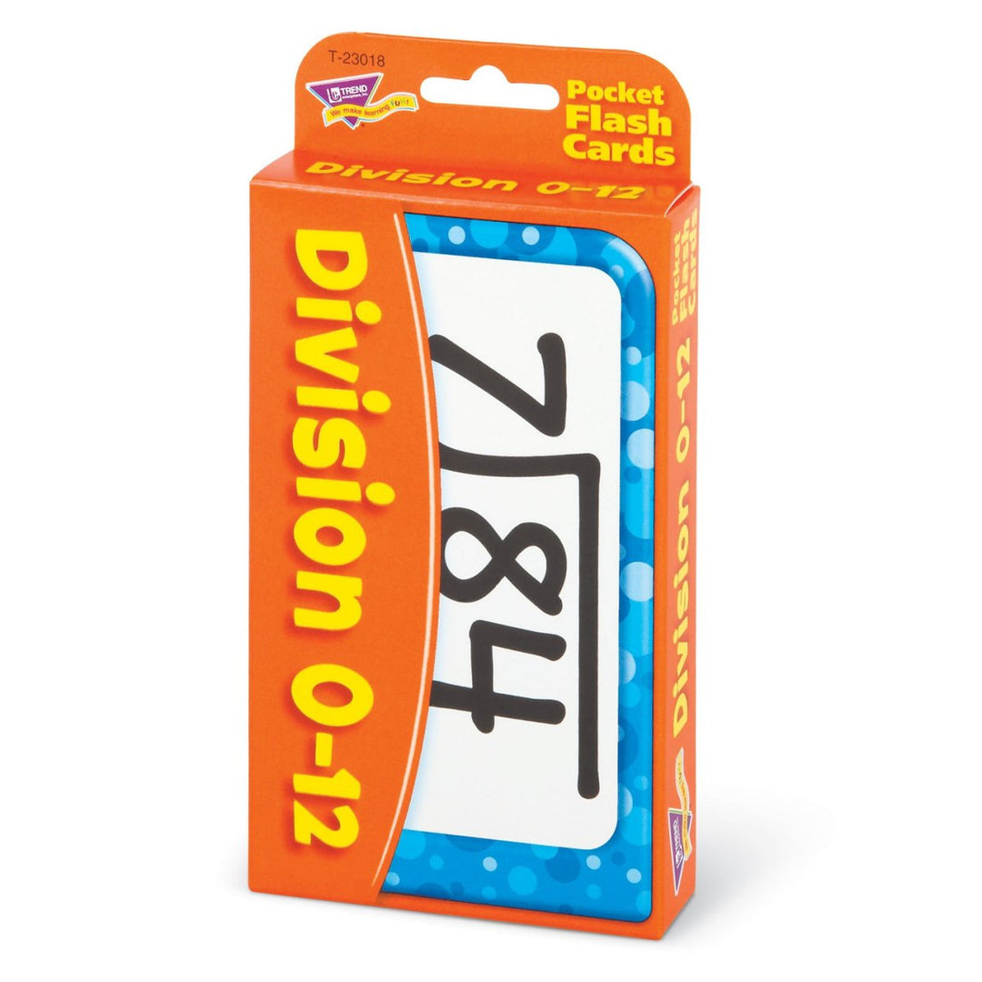 Division 0-12 Pocket Flash Cards-Flashcards-Tools 4 Teaching-Classroom Decor and More