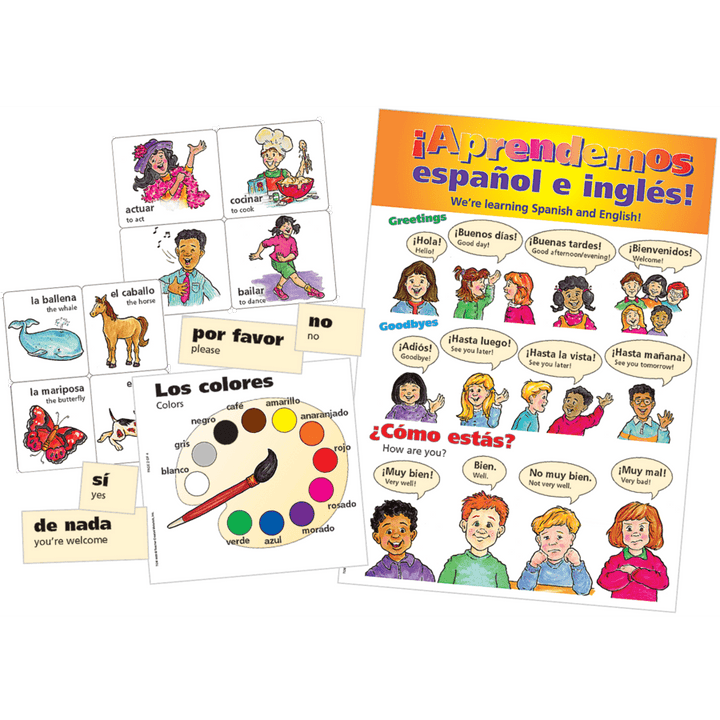 Spanish Bulletin Board Display Set-Bulletin Board Sets-Tools 4 Teaching-Classroom Decor and More