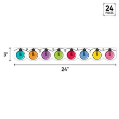 Core Decor Colorful Doodle Lights EZ Border-Borders-Tools 4 Teaching-Classroom Decor and More