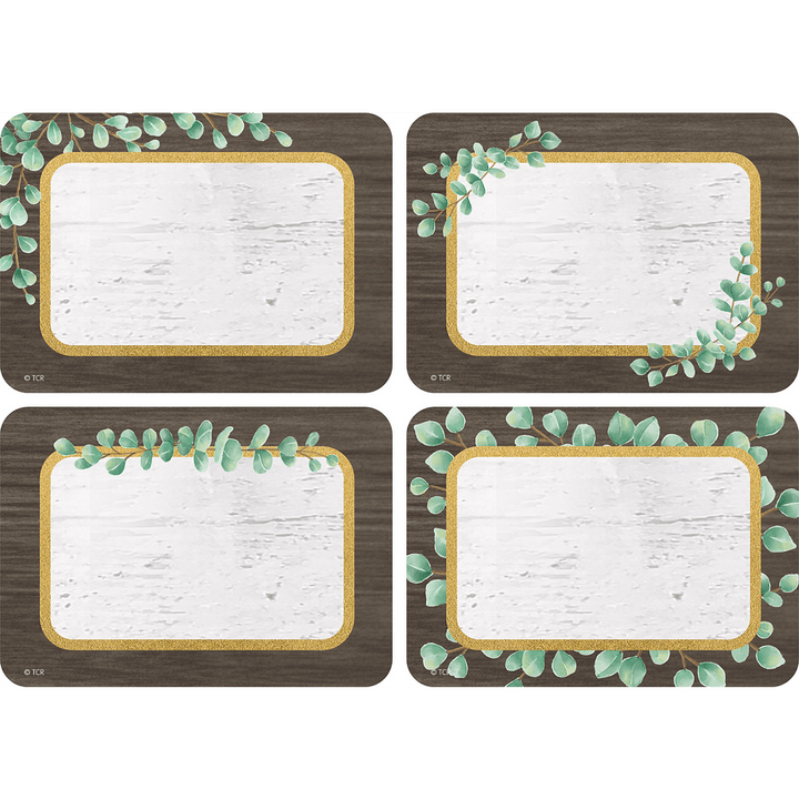 Eucalyptus Name Tags/Labels - Multi-Pack-Nameplates &amp; Name Tags-Tools 4 Teaching-Classroom Decor and More