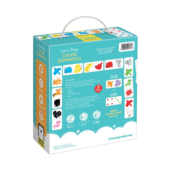 Let's Play Color Dominoes for ages: 2+-Games-Tools 4 Teaching-Classroom Decor and More