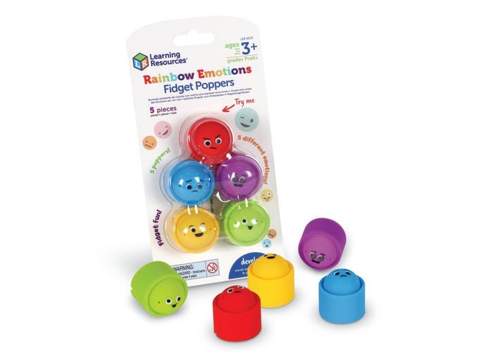 Rainbow Emotions Fidget Poppers-Social Emotional-Tools 4 Teaching-Classroom Decor and More
