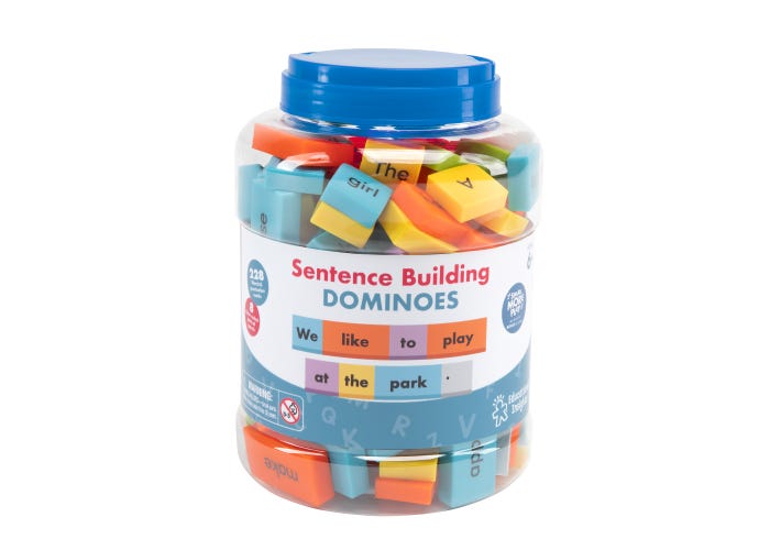 Sentence Building Dominoes-Subjects - Reading - Reading Manipulatives-Tools 4 Teaching-Classroom Decor and More