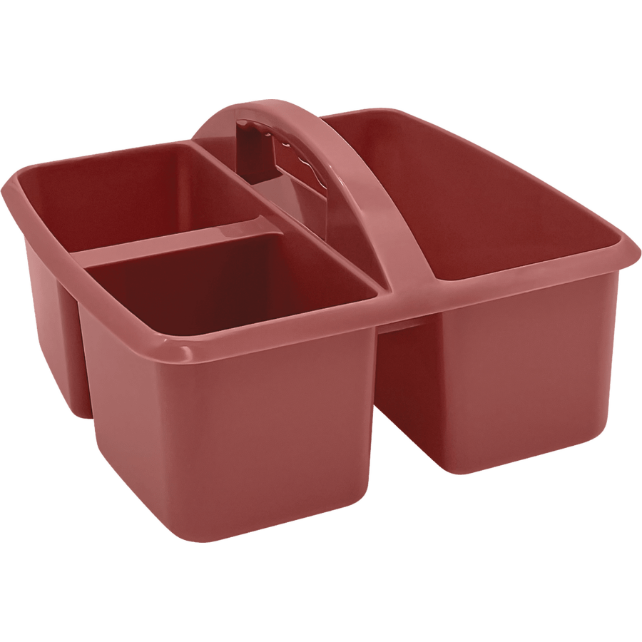 Plastic Storage Caddy: Deep Rose-Organization-Tools 4 Teaching-Classroom Decor and More