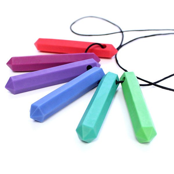 Ark's Krypto-Bite® Chewable Gem Necklace - Red, Standard-Sensory Play-Tools 4 Teaching-Classroom Decor and More
