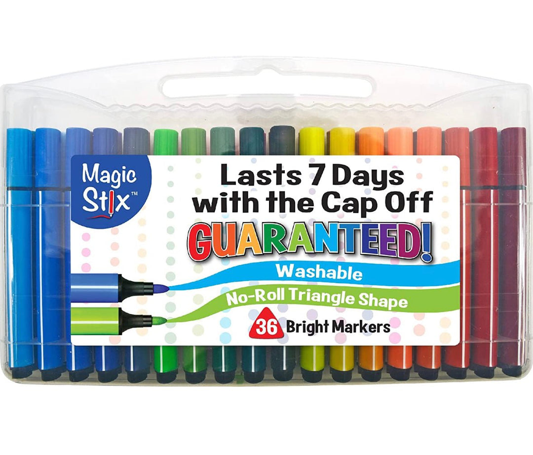 Magic Tri Stix 36 Color Cap off for 7 days-Art Supplies-Tools 4 Teaching-Classroom Decor and More