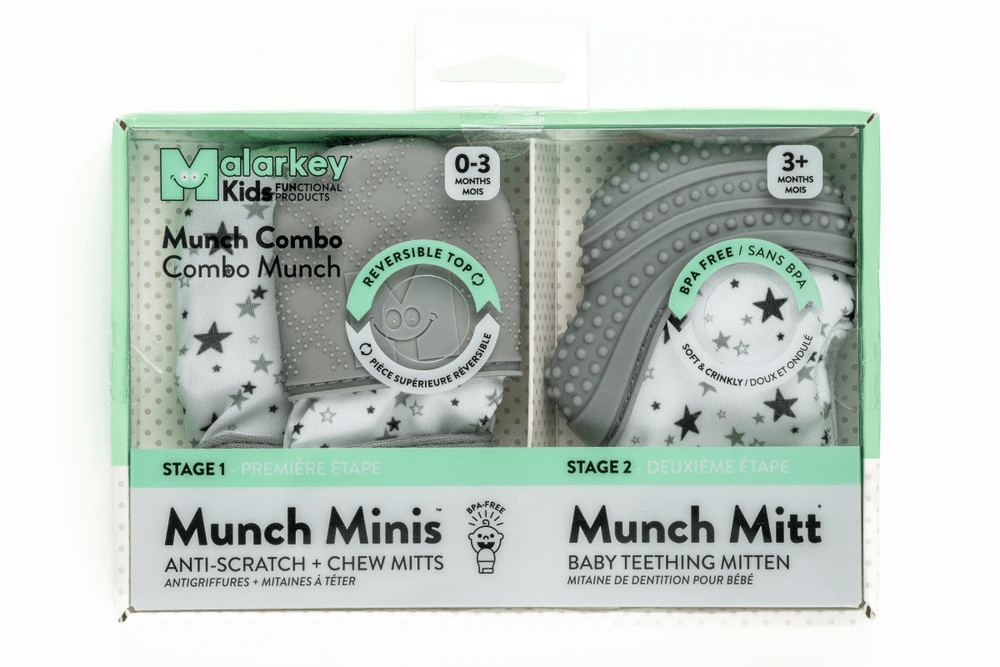 Munch Minis Combo - Grey Stars-Baby & Toddler-Tools 4 Teaching-Classroom Decor and More