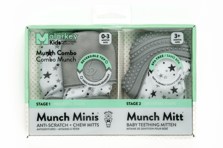 Munch Minis Combo - Grey Stars-Baby & Toddler-Tools 4 Teaching-Classroom Decor and More