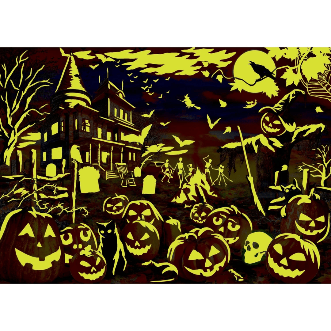 Glow in the Dark - All Hallow's Eve 500 Piece Jigsaw Puzzle-Puzzles-Tools 4 Teaching-Classroom Decor and More