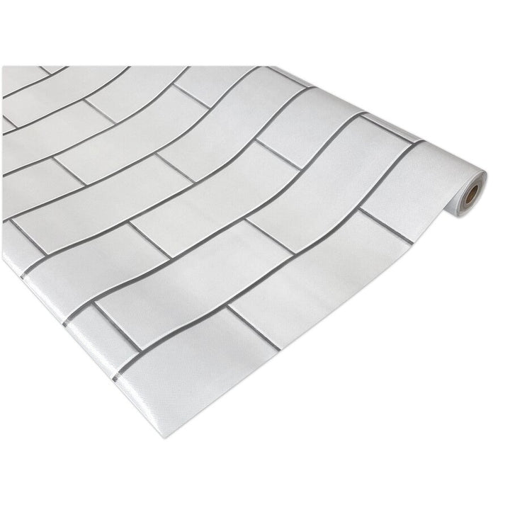 Better Than Paper® Bulletin Board Roll: White Subway Tile-Bulletin Board Paper - Better Than Paper-Tools 4 Teaching-Classroom Decor and More