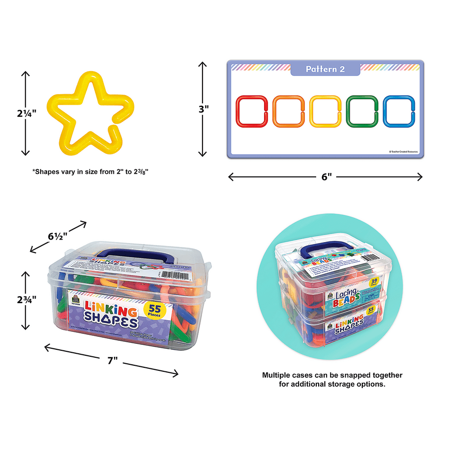Linking Shapes-Developmental-Tools 4 Teaching-Classroom Decor and More