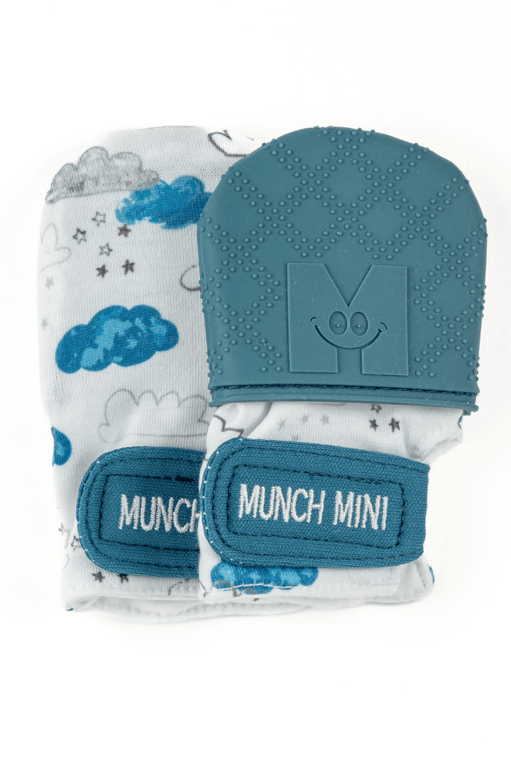 Munch Minis - Teething & Anti-scratch mitts - Clouds-Baby & Toddler-Tools 4 Teaching-Classroom Decor and More