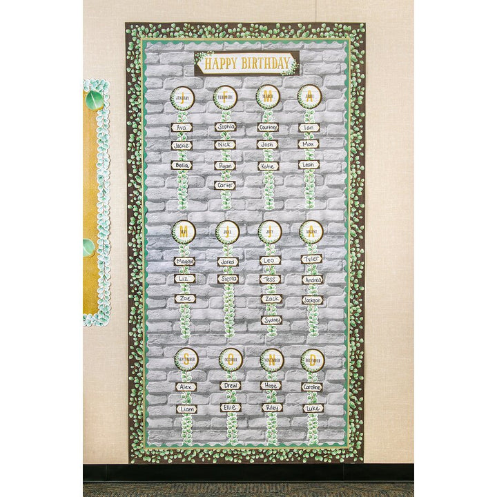 Better Than Paper® Bulletin Board Roll: White Brick-Bulletin Board Paper - Better Than Paper-Tools 4 Teaching-Classroom Decor and More