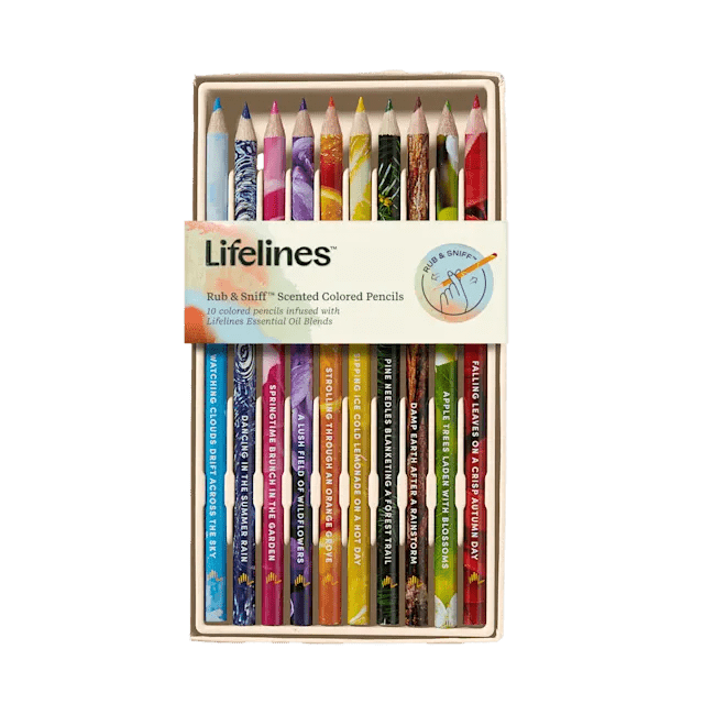 Lifelines™ Rub & Sniff™ Scented Colored Pencils-Art Supplies-Tools 4 Teaching-Classroom Decor and More