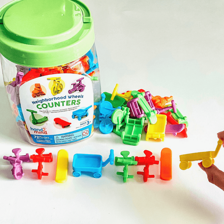 Neighborhood Wheels Counters-Numbers, Counting & Sorting-Tools 4 Teaching-Classroom Decor and More