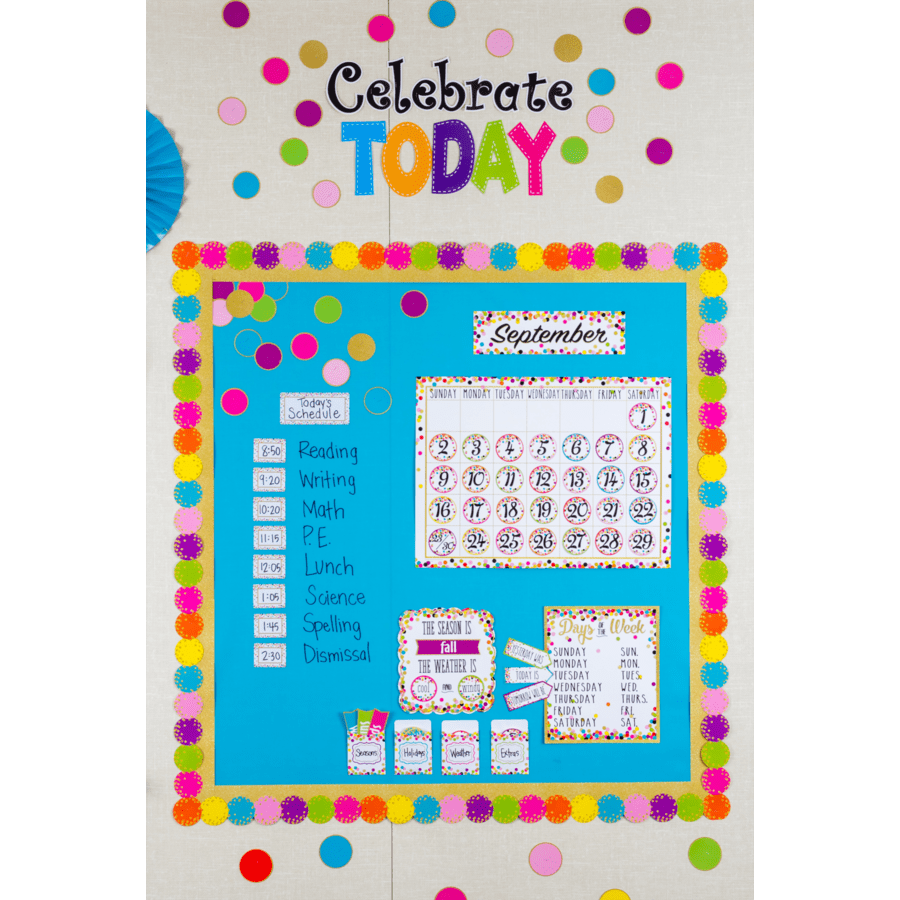 Confetti Colorful Circles Mini Accents-Mini Accents-Tools 4 Teaching-Classroom Decor and More