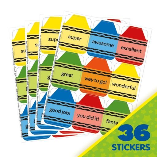 *Crayola Stickers Giant-Stickers-Tools 4 Teaching-Classroom Decor and More