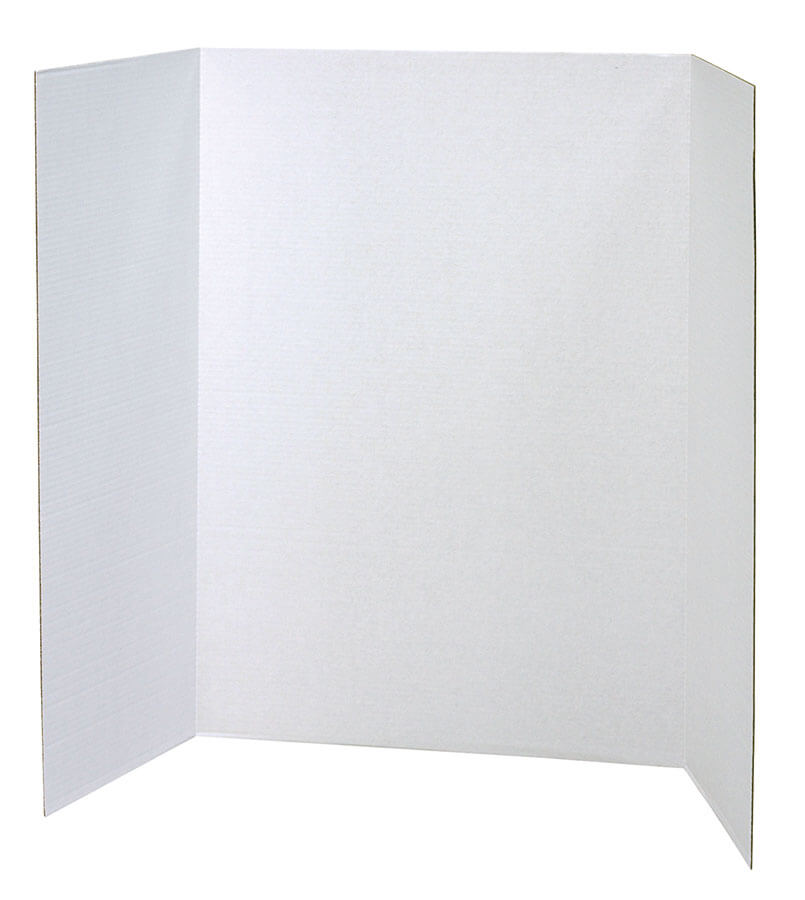 Pacon® Presentation Board 48" X 36" White, Single Wall (1 Board)-Presentation Boards-Tools 4 Teaching-Classroom Decor and More