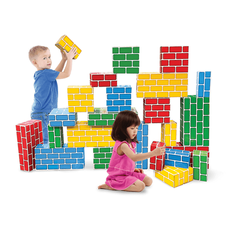 Easy-Stack Cardboard Blocks (24-Piece Set)-Building-Tools 4 Teaching-Classroom Decor and More
