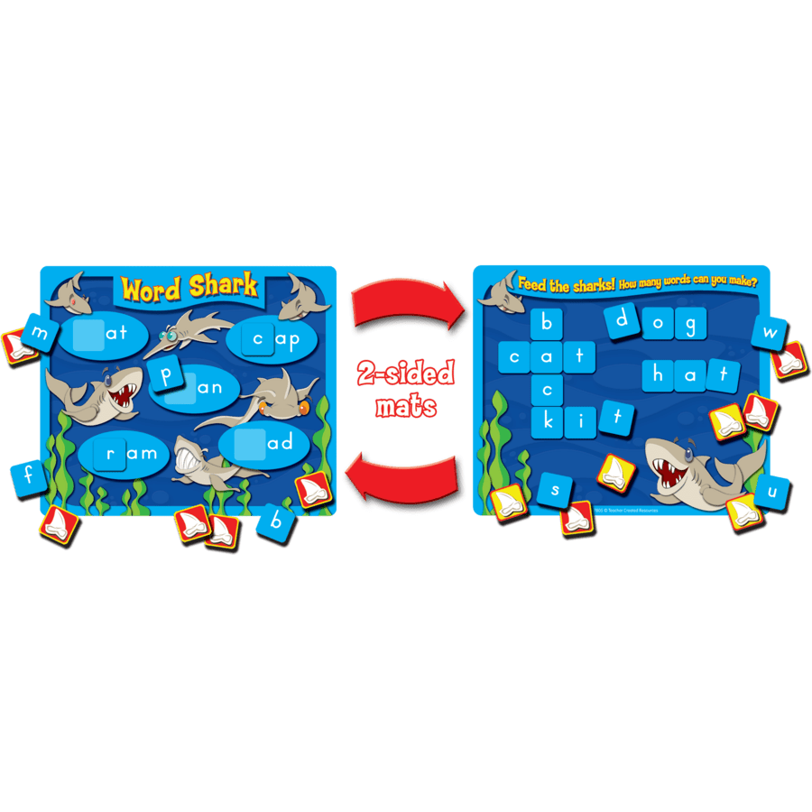 *Word Shark: Short Vowels Game-Subjects - Reading - Reading Manipulatives-Tools 4 Teaching-Classroom Decor and More