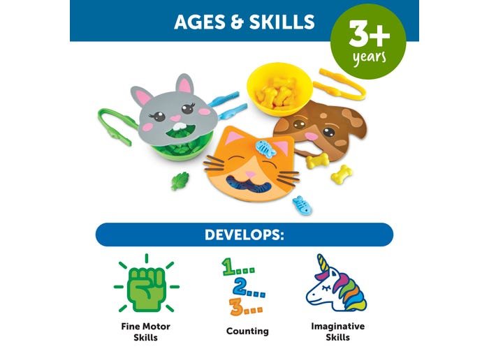 Fine Motor Feeding Friends™-Fine Motor-Tools 4 Teaching-Classroom Decor and More