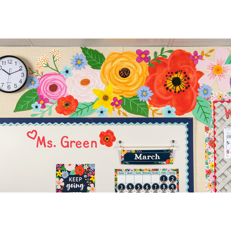 Wildflowers Bulletin Board-Bulletin Board Sets-Tools 4 Teaching-Classroom Decor and More