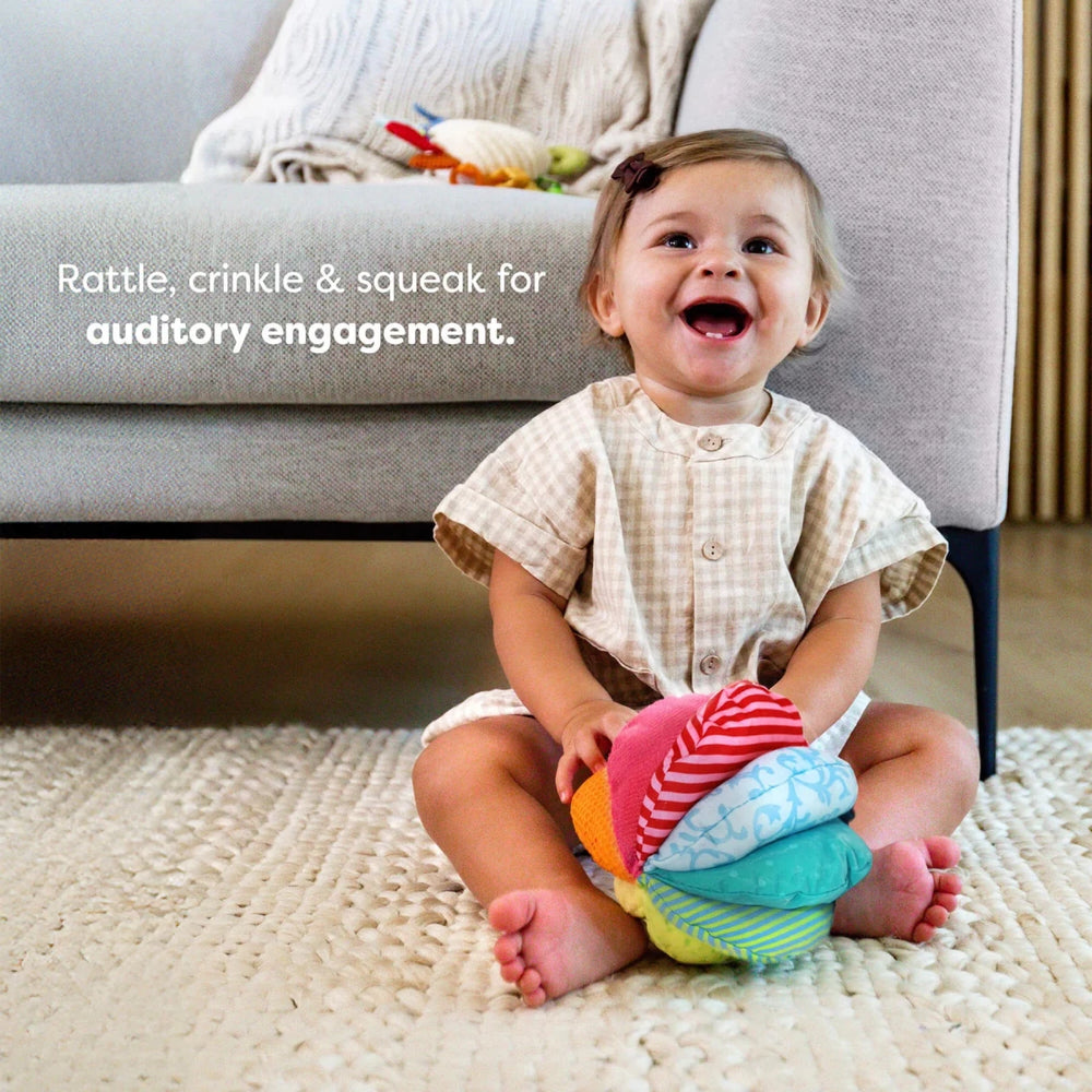 Rainbow Fabric Baby Ball - Tools 4 Teaching
