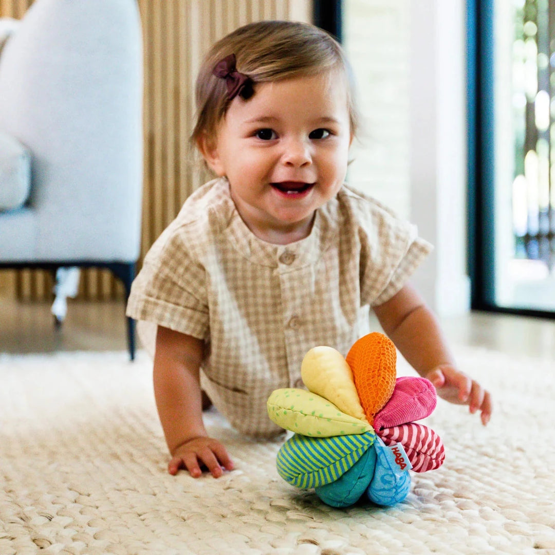 Rainbow Fabric Baby Ball - Tools 4 Teaching