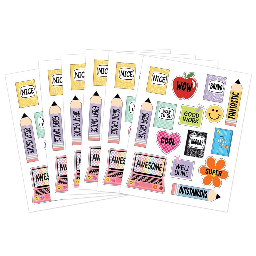 Cool for School Stickers-Stickers-Tools 4 Teaching-Classroom Decor and More