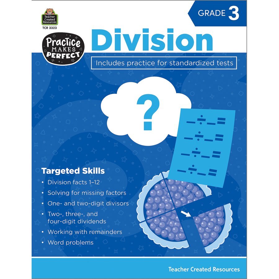 Practice Makes Perfect: Division Grade 3-Multiplication & Division-Tools 4 Teaching-Classroom Decor and More