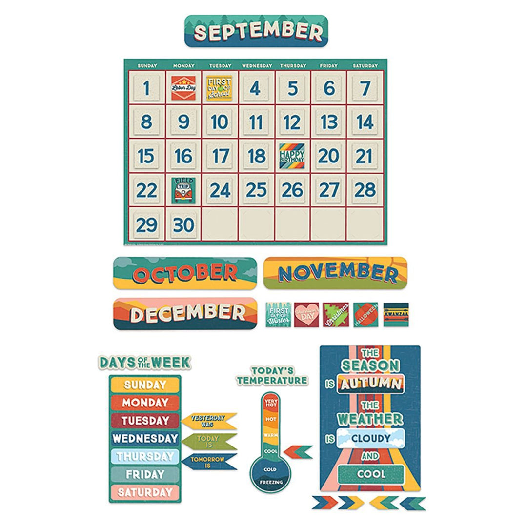 Adventurer Calendar Bulletin Board Set-Bulletin Board Sets-Tools 4 Teaching-Classroom Decor and More