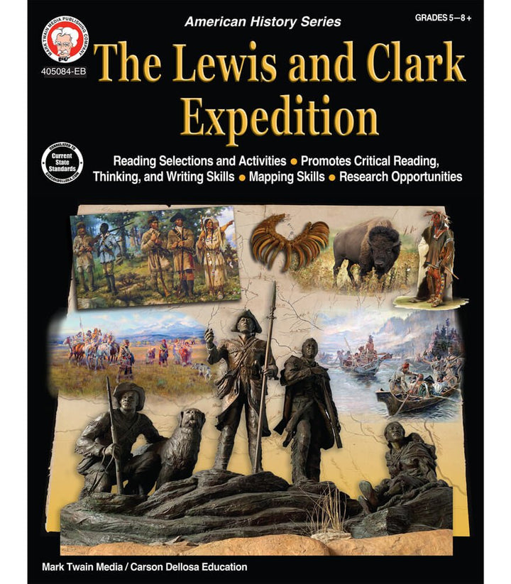 The Lewis and Clark Expedition Workbook Grade 5-12 Paperback-Social Studies Books-Tools 4 Teaching-Classroom Decor and More