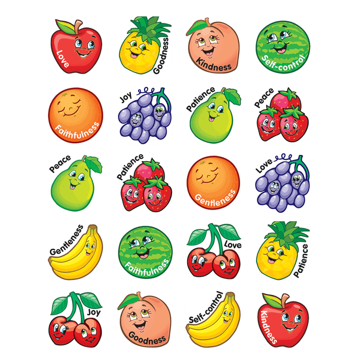 Fruit of the Spirit Stickers-Religious-Tools 4 Teaching-Classroom Decor and More