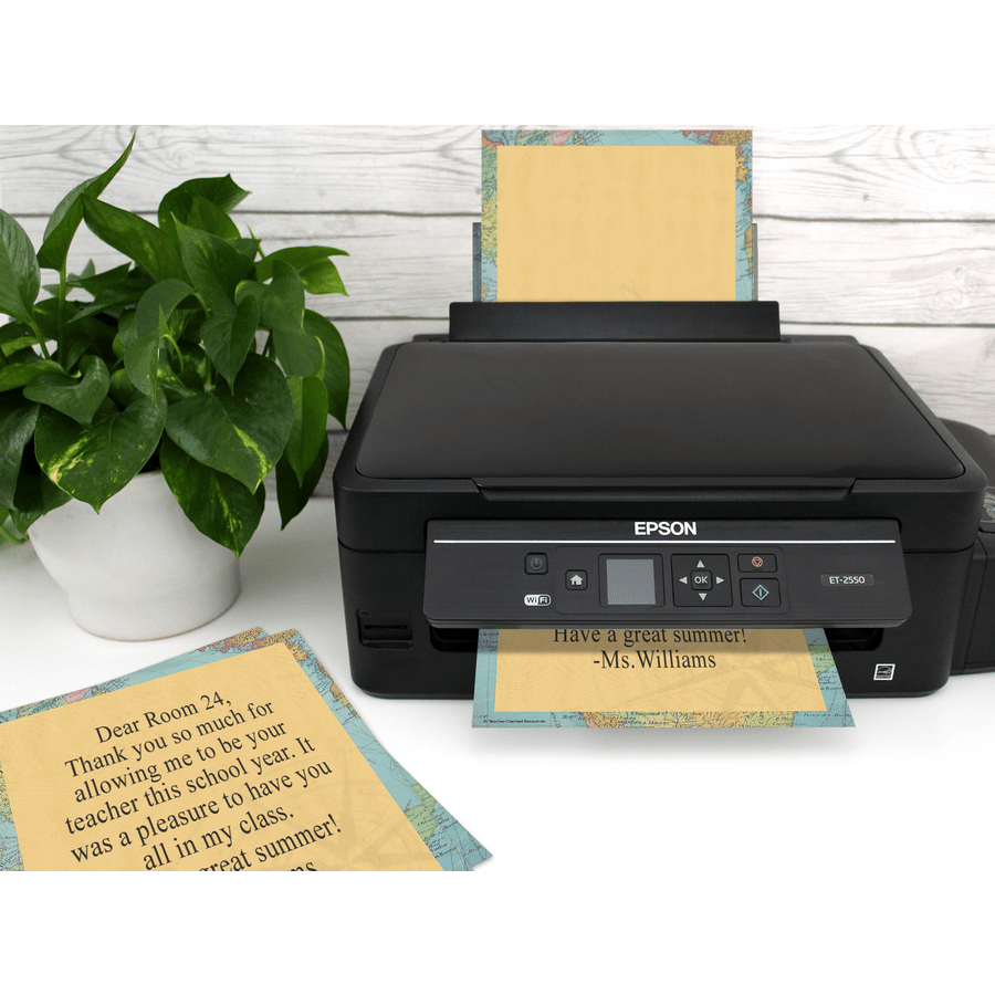 Travel the Map Computer Paper-Computer Paper-Tools 4 Teaching-Classroom Decor and More