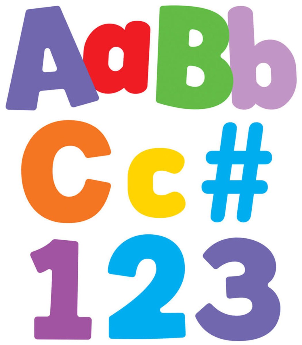 Color Splash Combo Pack Bulletin Board Letters-Letters-Tools 4 Teaching-Classroom Decor and More
