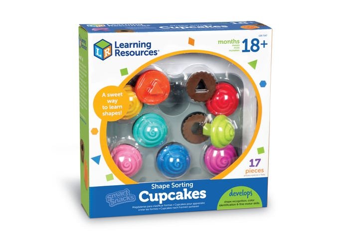 Smart Snacks® Shape Sorting Cupcakes-Baby & Toddler-Tools 4 Teaching-Classroom Decor and More