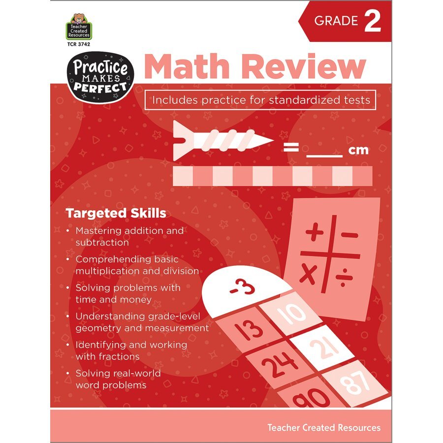 Practice Makes Perfect: Math Review Grade 2-Math-Tools 4 Teaching-Classroom Decor and More
