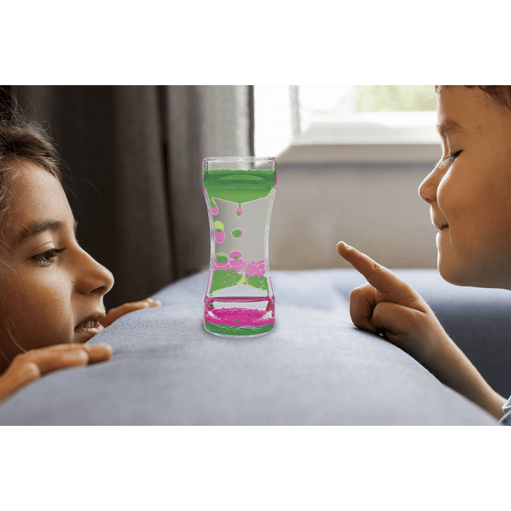 Pink & Green Liquid Motion Bubbler-Fidgets-Tools 4 Teaching-Classroom Decor and More