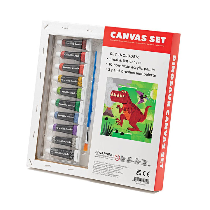 Canvas Art - Dinosaur-Craft Activity-Tools 4 Teaching-Classroom Decor and More