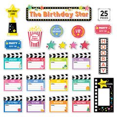 Star Bright Happy Birthday Mini Bulletin Board-Mini Bulletin Boards-Tools 4 Teaching-Classroom Decor and More