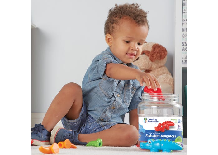 Snap-n-Learn™ Alphabet Alligators-Subjects - Reading - Alphabet-Tools 4 Teaching-Classroom Decor and More