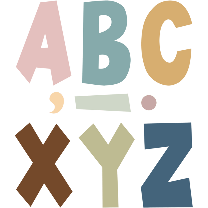 Everyone is Welcome 7" Fun Font Letters-Letters-Tools 4 Teaching-Classroom Decor and More