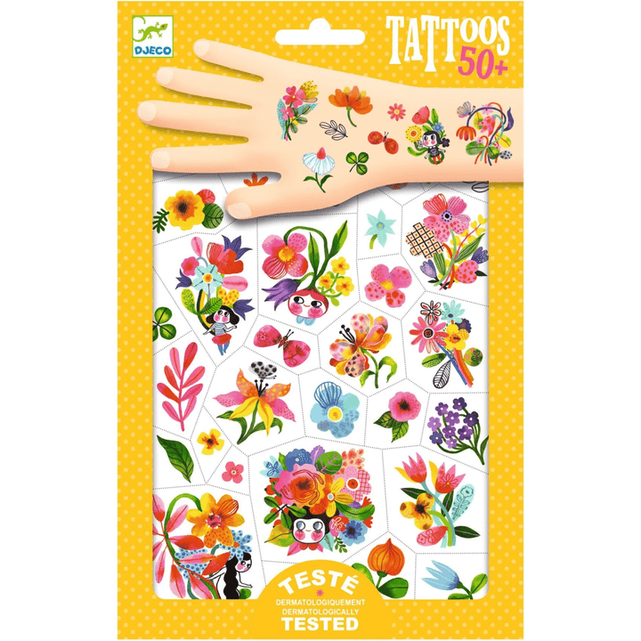 Aqua Flor Temporary Tattoos-Craft Activity-Tools 4 Teaching-Classroom Decor and More