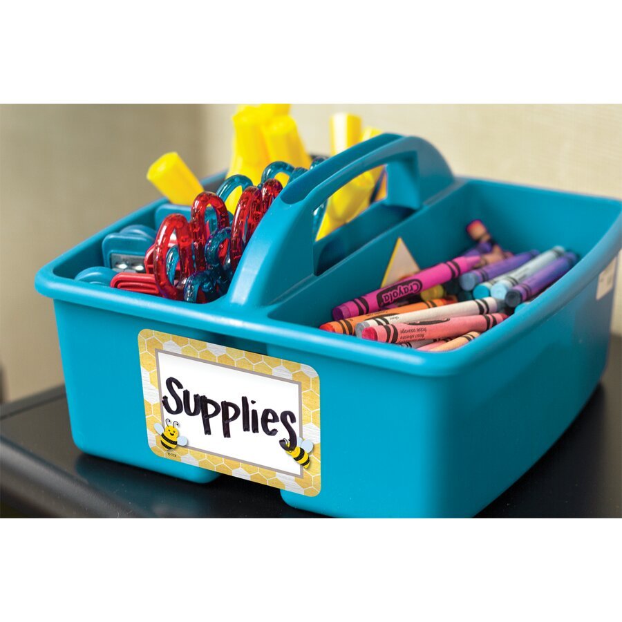 Buzzing Bees Name Tags/Labels - Multi-Pack-Nameplates &amp; Name Tags-Tools 4 Teaching-Classroom Decor and More