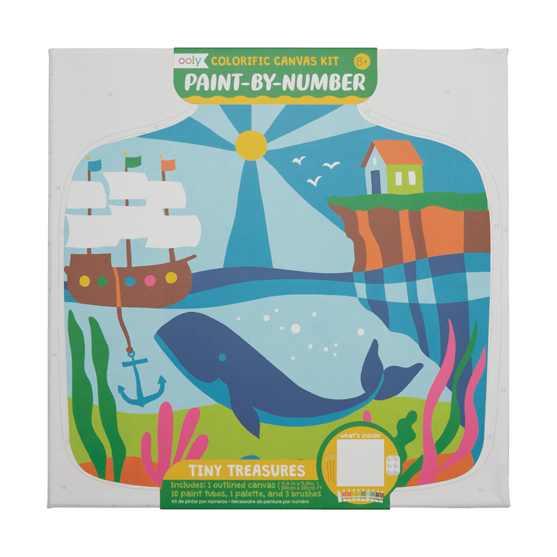 *Colorific Canvas Paint by Number Kit - Tiny Treasures-Arts & Crafts-Tools 4 Teaching-Classroom Decor and More