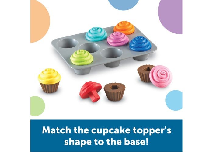 Smart Snacks® Shape Sorting Cupcakes-Baby & Toddler-Tools 4 Teaching-Classroom Decor and More
