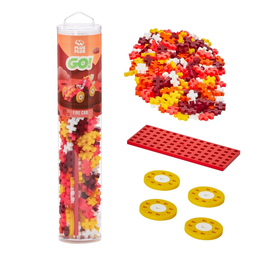PLUS PLUS® Tube - 200 PC - Color Cars - Fire-Plus Plus-Tools 4 Teaching-Classroom Decor and More